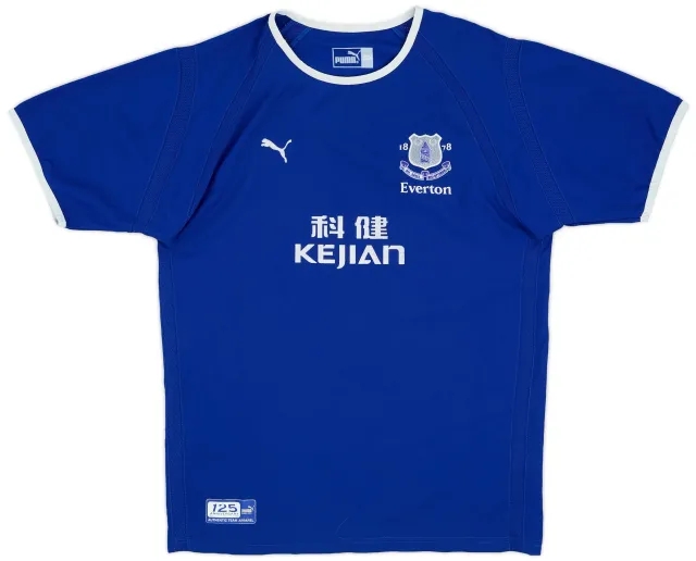 Puma 2003-04 Everton Home Shirt - 8/10 - (XL.Boys)