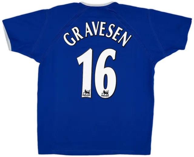 Puma 2003-04 Everton Home Shirt Gravesen #16 - 7/10 - (L)