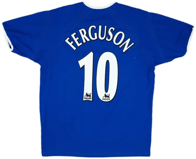 Puma 2003-04 Everton Home Shirt Ferguson #10 - 9/10 - (L)
