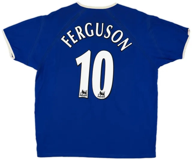 Puma 2003-04 Everton Home Shirt Ferguson #10 - 6/10 - (XL)