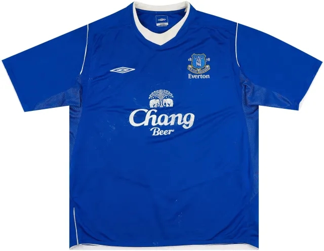 Umbro 2004-05 Everton Home Shirt - 5/10 - (XL)