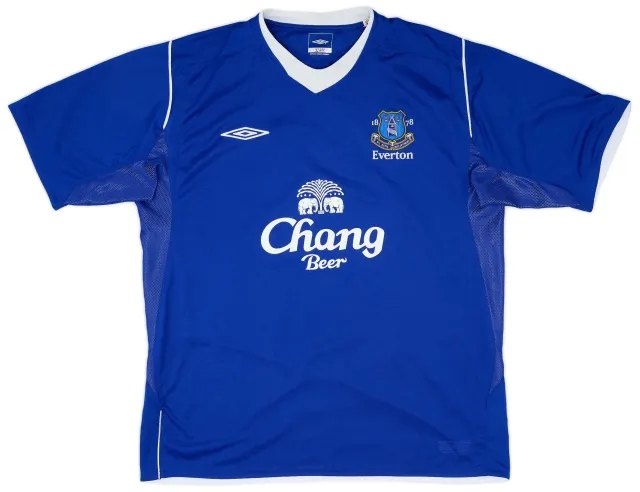 Umbro 2004-05 Everton Home Shirt - 7/10 - (XL)