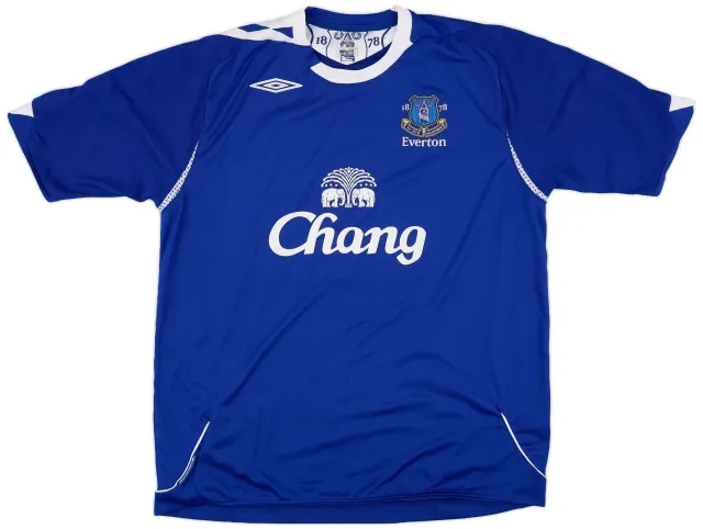 Umbro 2006-07 Everton Home Shirt - 8/10 - (XL)