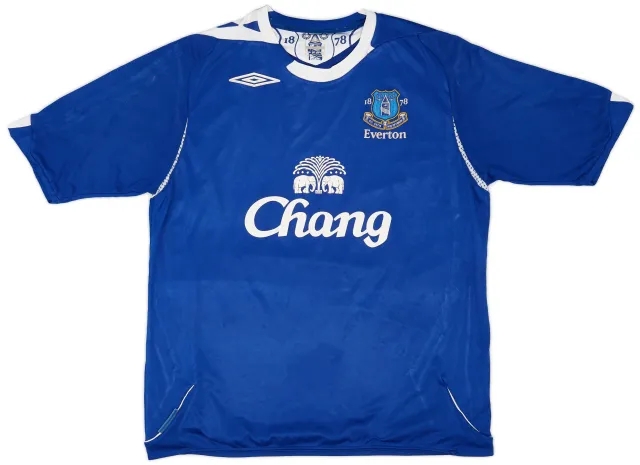 Umbro 2006-07 Everton Home Shirt - 7/10 - (L)