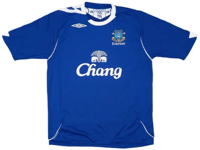 Umbro 2006-07 Everton Home Shirt - 8/10 - (L)
