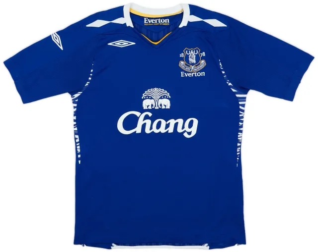 Umbro 2007-08 Everton Home Shirt - 5/10 - (S)