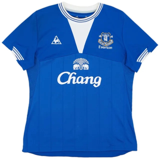 LeCoqSportif 2009-10 Everton Home Shirt - 8/10 - (Women's XL)