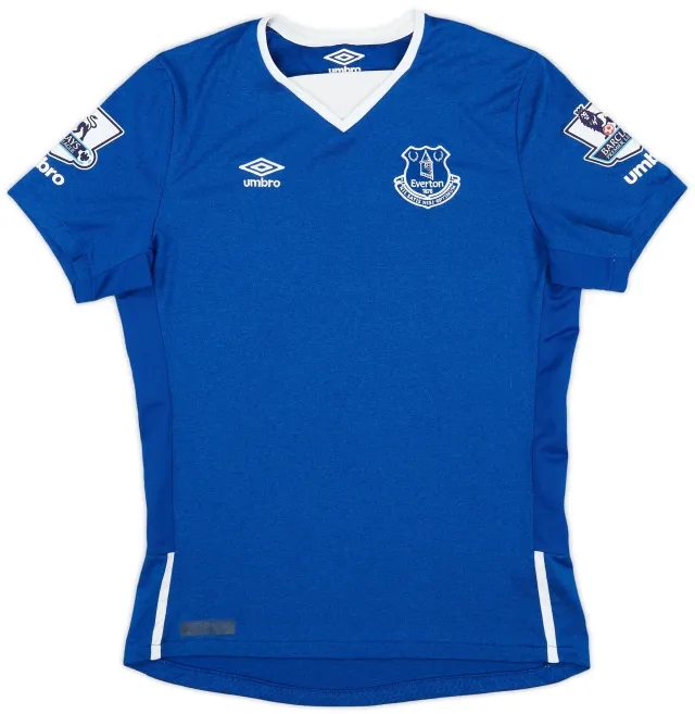Umbro 2015-16 Everton Home Shirt - 8/10 - (XL.Boys)
