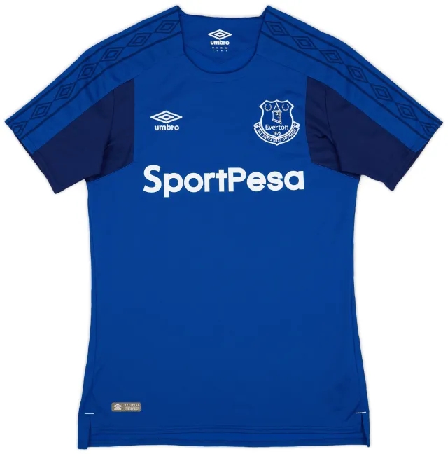 Umbro 2017-18 Everton Home Shirt - 8/10 - (S)