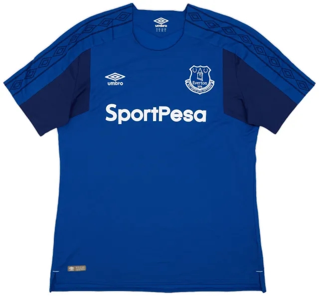 Umbro 2017-18 Everton Home Shirt - 9/10 - (XL)