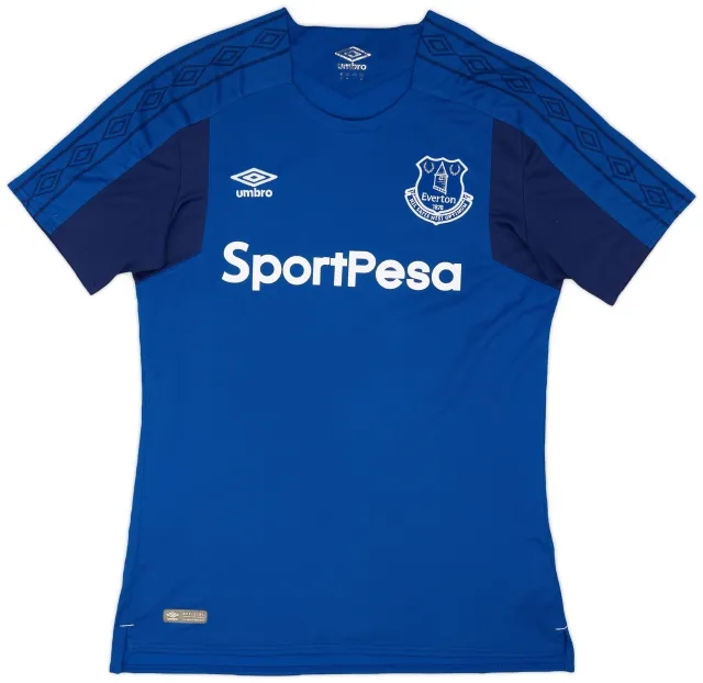 Umbro 2017-18 Everton Home Shirt - 8/10 - (M)