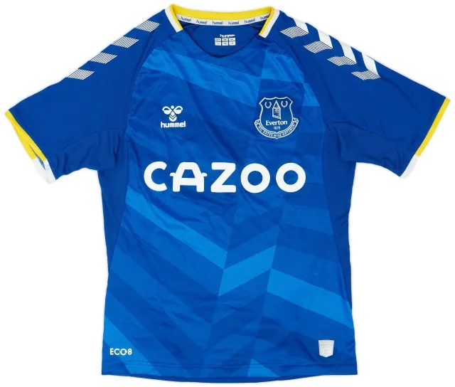 Hummel 2021-22 Everton Home Shirt - 9/10 - (S)