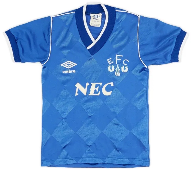 Umbro 1986-89 Everton Home Shirt - 8/10 - (S.Boys)