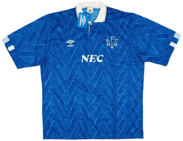 Umbro 1989-91 Everton Home Shirt (XXL)