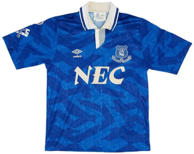 Umbro 1991-93 Everton Home Shirt - 8/10 - (S)
