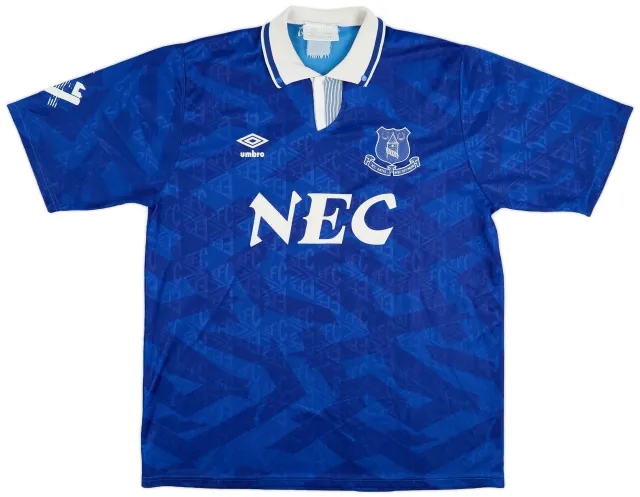 Umbro 1991-93 Everton Home Shirt - 8/10 - (L)