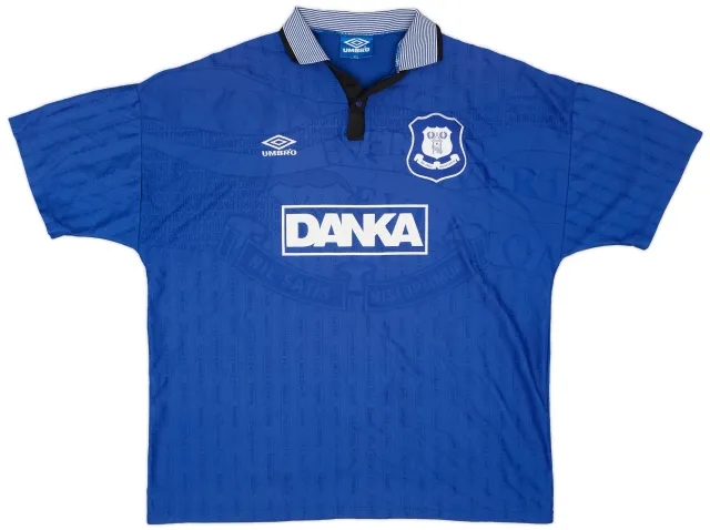 Umbro 1995-97 Everton Home Shirt #5 - 8/10 - (XXL)
