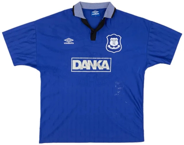 Umbro 1995-97 Everton Home Shirt - 5/10 - (XL)
