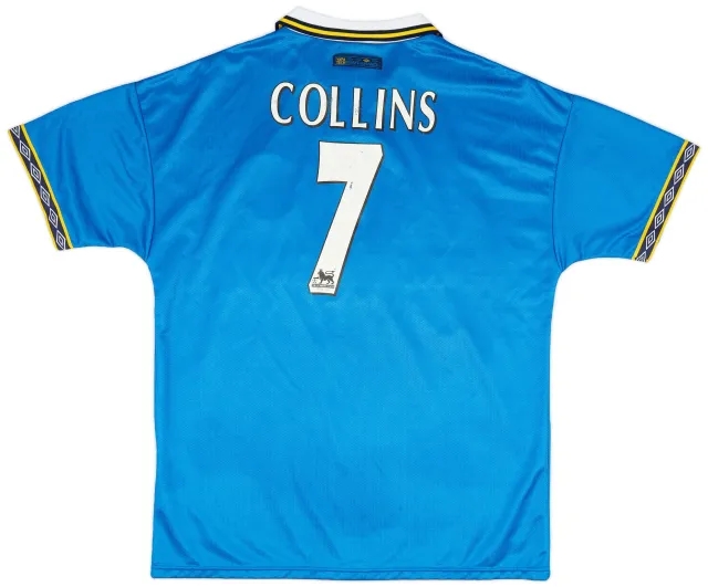 Umbro 1997-99 Everton Home Shirt Collins #7 - 7/10 - (XL)