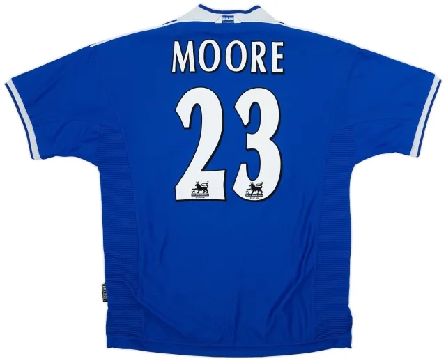 Umbro 1999-00 Everton Home Shirt Moore #23 - 6/10 - (L)