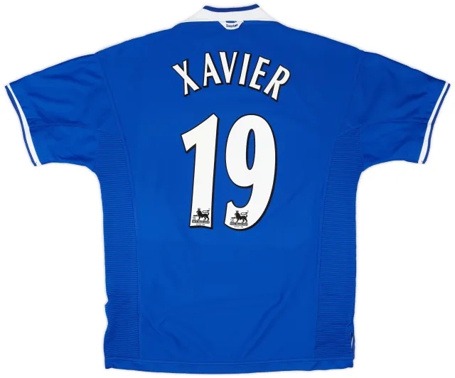 Umbro 1999-00 Everton Home Shirt Xavier #19 - 8/10 - (L)