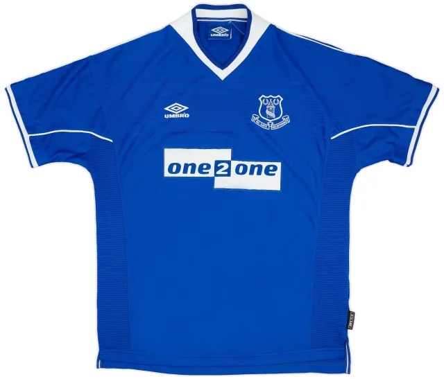 Umbro 1999-00 Everton Home Shirt - 9/10 - (XL)