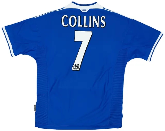Umbro 1999-00 Everton Home Shirt Collins #7 - 9/10 - (L)