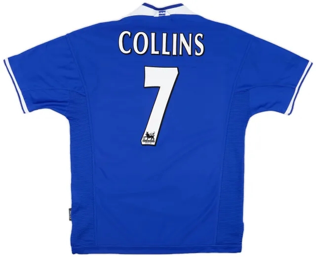 Umbro 1999-00 Everton Home Shirt Collins #7 - 9/10 - (L)