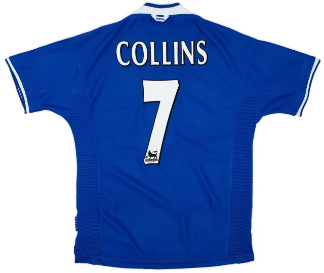 Umbro 1999-00 Everton Home Shirt Collins #7 - 5/10 - (L)