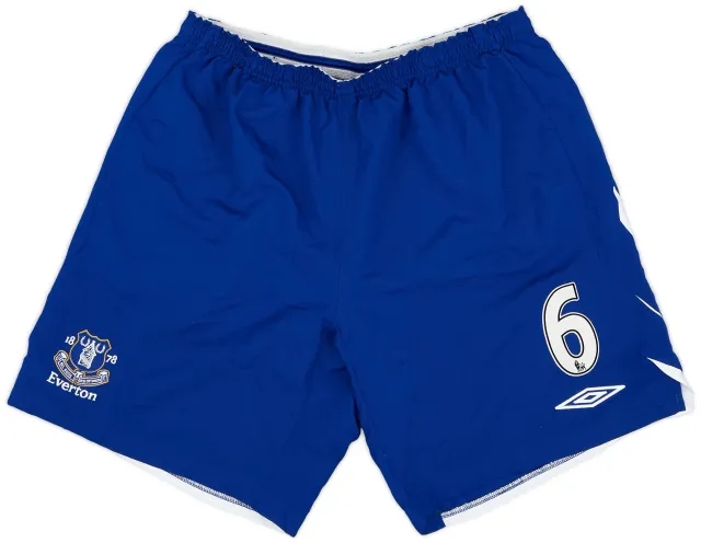 Umbro 2008-09 Everton Player Issue Training Shorts #6 - 9/10 - (XXL)