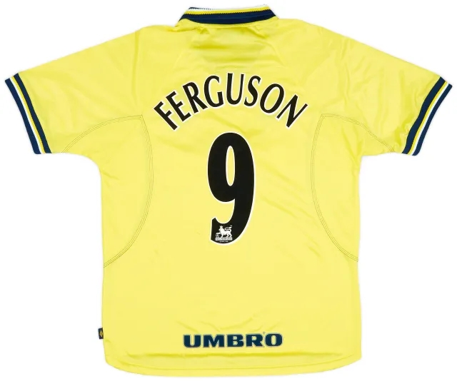 Umbro 1998-99 Everton Third Shirt Ferguson #9 - 9/10 - (L)