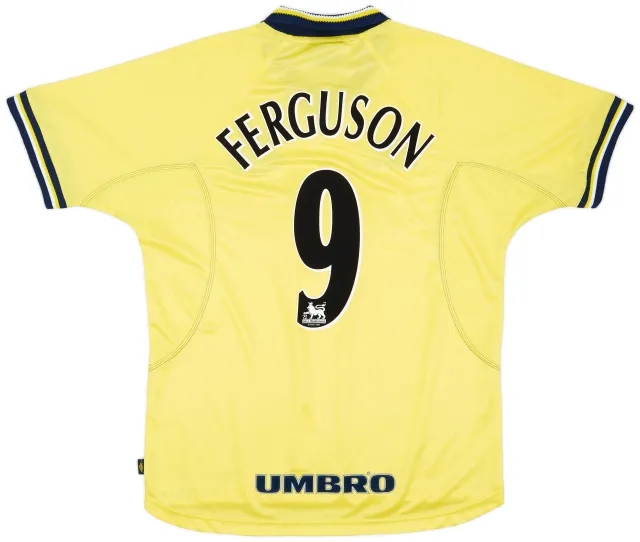 Umbro 1998-99 Everton Third Shirt Ferguson #9 - 6/10 - (L)