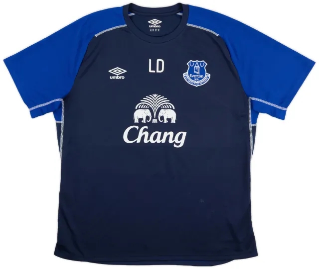 2014-15 Everton Umbro Staff Issue Training Shirt LD' - 7/10 - (XXL)