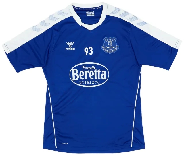 2020-21 Everton Player Issue Hummel Training Shirt #93 - 7/10 - (M)