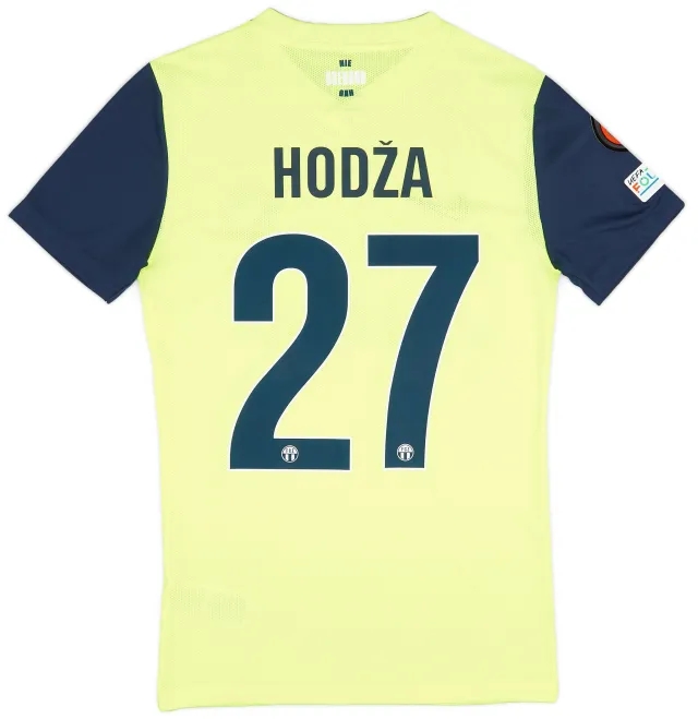 Nike 2022-23 FC Zurich Match Issue Europa League Away Shirt Hodza #27