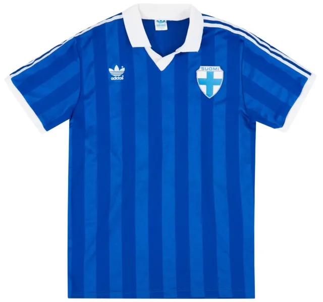 adidas 1988 Finland Match Issue Away Shirt #15 (Alatensio) v Sweden