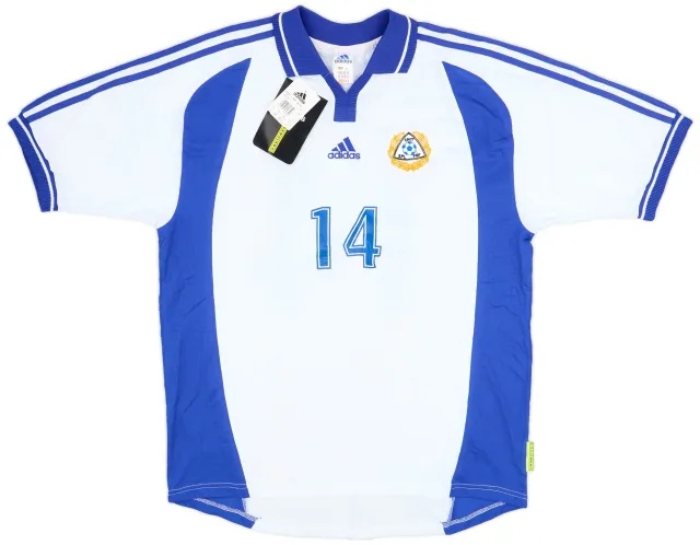 adidas 2000-02 Finland Player Issue Home Shirt #14 (XL)