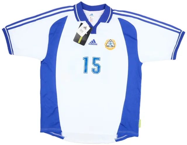 adidas 2000-02 Finland Player Issue Home Shirt #15 (XL)
