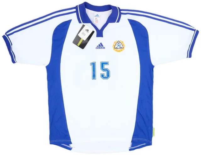 adidas 2000-02 Finland Player Issue Home Shirt #15 (XL)