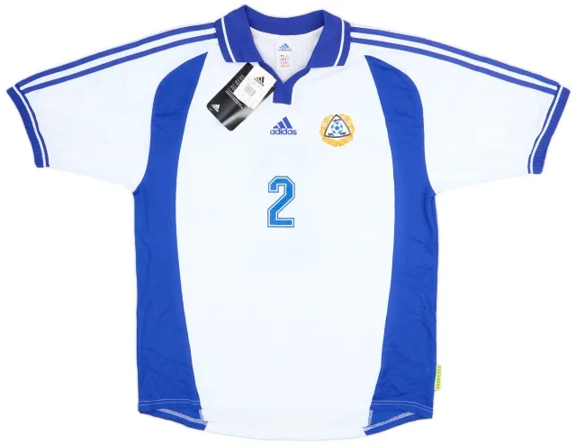 adidas 2000-02 Finland Player Issue Home Shirt #2 (XL)
