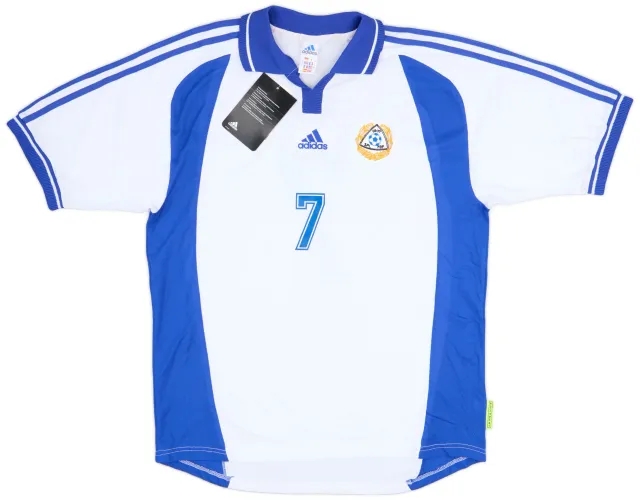 adidas 2000-02 Finland Player Issue Home Shirt #7 (XL)