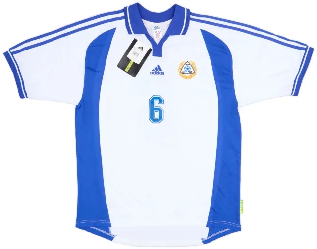 adidas 2000-02 Finland Player Issue Home Shirt #6 (XL)