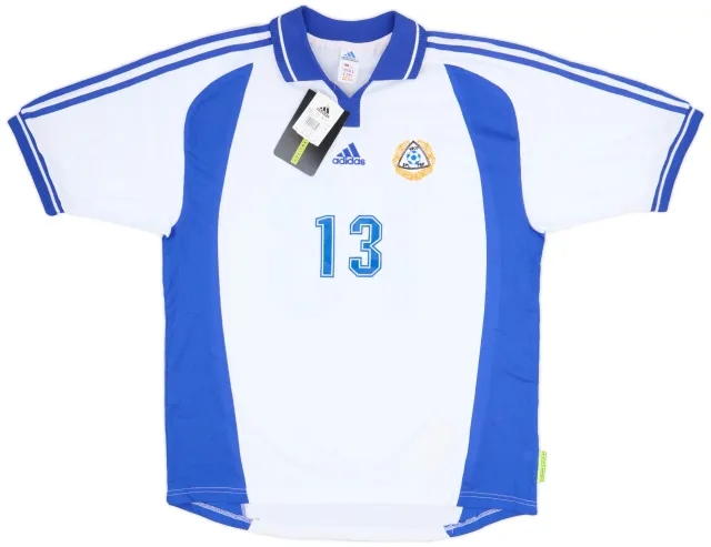 adidas 2000-02 Finland Player Issue Home Shirt #13 (XL)