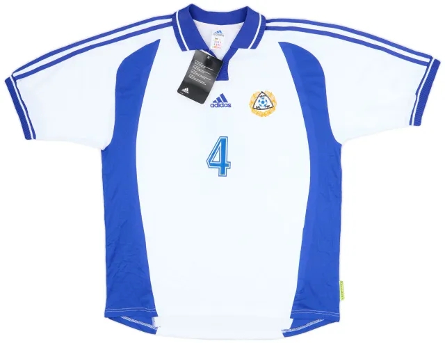 adidas 2000-02 Finland Player Issue Home Shirt #4 (XL)