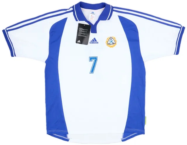 adidas 2000-02 Finland Player Issue Home Shirt #7 (XL)