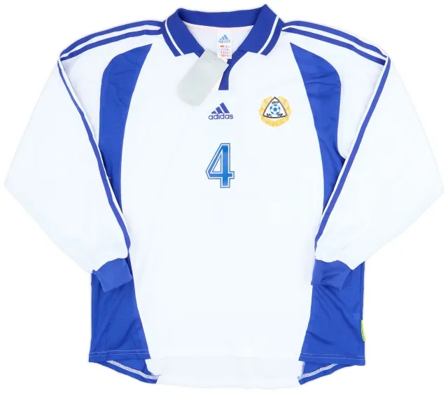 adidas 2000-02 Finland Player Issue Home L/S Shirt #4 (XL)