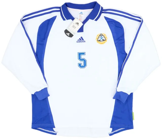 adidas 2000-02 Finland Player Issue Home L/S Shirt #5 (XL)