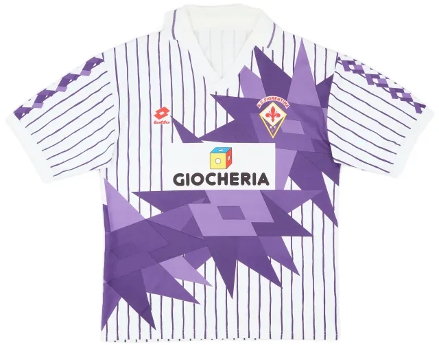 Lotto 1991-92 Fiorentina Away Shirt - 8/10 - (L)