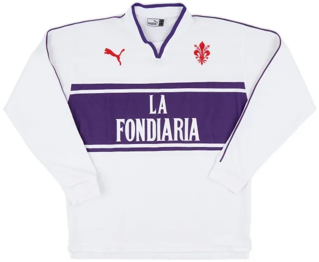 Puma 2002-03 Fiorentina Home L/S Shirt - 8/10 - (XL.Boys)