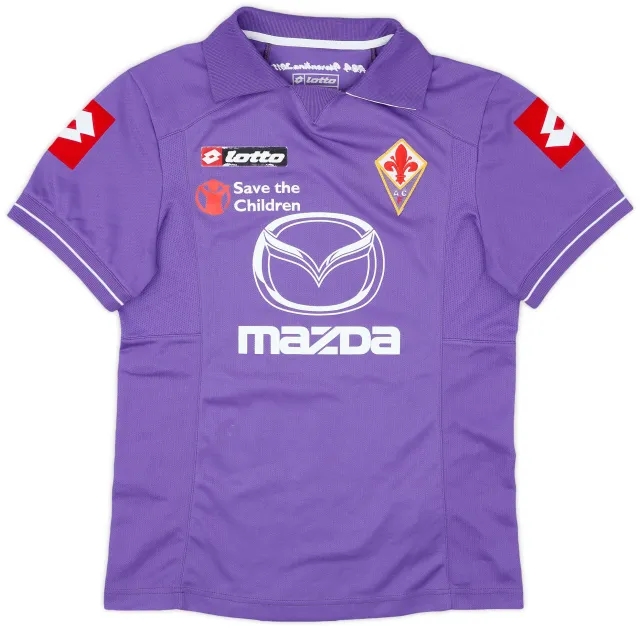 Lotto 2011-12 Fiorentina Home Shirt - 6/10 - (XXS)